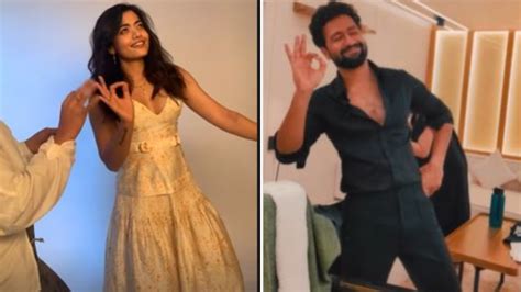 VIRAL video: Rashmika Mandanna recreates Vicky's 'Obsessed' dance steps ...