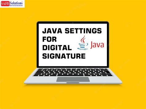 Image result for EPFO Digital Signature Java Settings