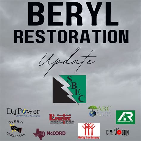 Beryl Update 2024 | San Bernard Electric Cooperative