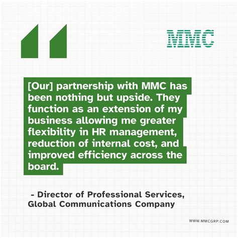 MMC Group LP on LinkedIn: We work with the best people and companies ...