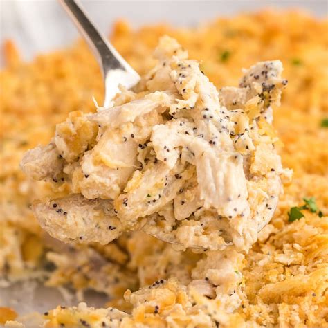 Poppy Seed Chicken Casserole - Amira's Pantry