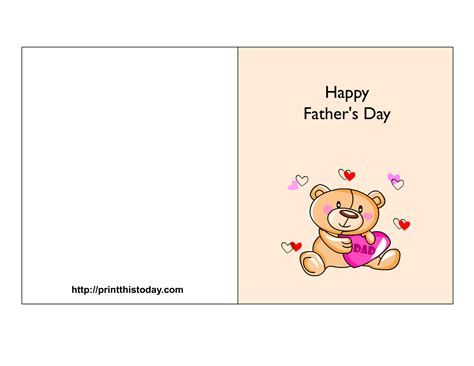 Free Father’s day cards (Printable)