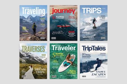 Travel Magazine Cover 的图像结果