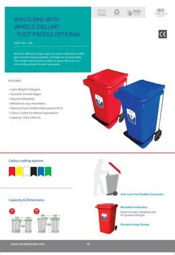 Bio Medical Waste Bins - Color Coded Bin Manufacturer from New Delhi