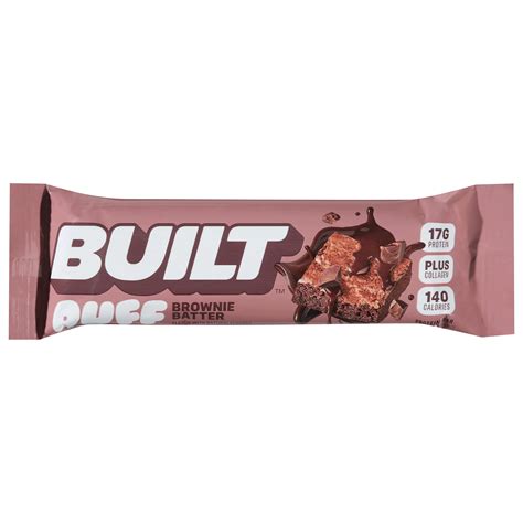 BUILT Puff 17g Protein Bar - Brownie Batter - Shop Granola & snack bars ...