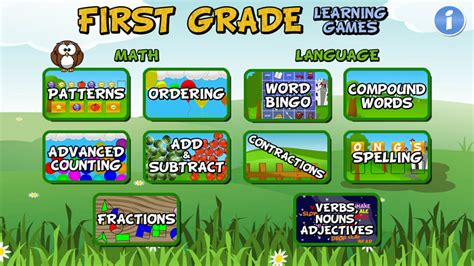 Image result for First Grade Learning Games