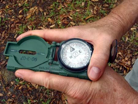 Image result for How to Use a Lensatic Compass