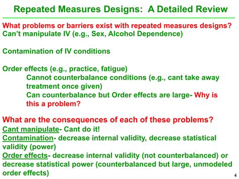 Repeated Measurement Design