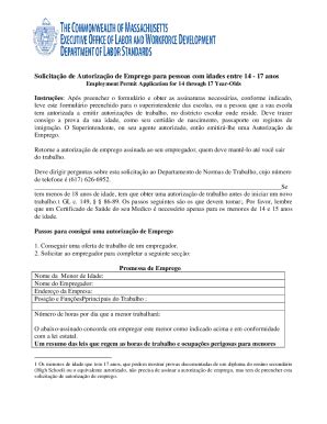 Fillable Online Employment of Minors (Work Permit) - Maryland ...