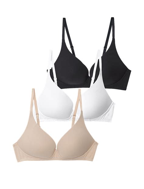 Buy 3pk Non Wired Plunge T-Shirt Bras A-E at Marks & Spencer