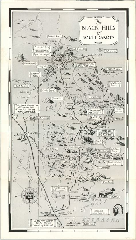 Black Hills National Park Map