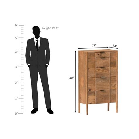 Buy quincy 5 Drawer Dresser online at best price in India! Shop Now ...