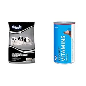 Buy Drools Ultium Performance Puppy Dog Food, 20kg & Drools Absolute ...