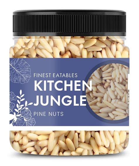 Kitchen Jungle Pine Nuts Without Shell Jar Pack (Lebanon Chilgoza Giri ...