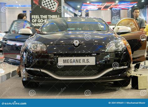 Black Renault Megane RS 2014 Editorial Stock Image - Image of design, technology: 304149669