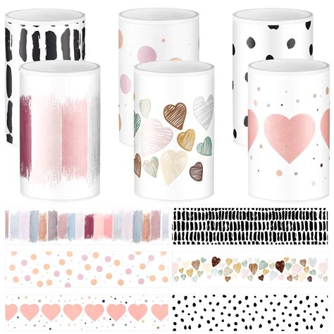 Buy 59 ft 6 Roll Bulletin Board Borders Confetti Border Stickers ...