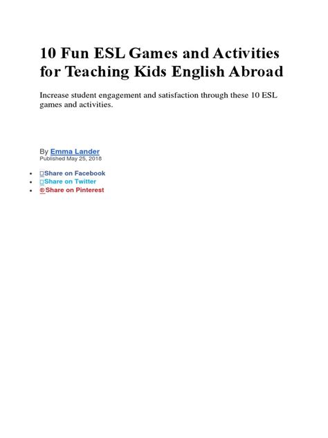 Image result for ESL Class Activities