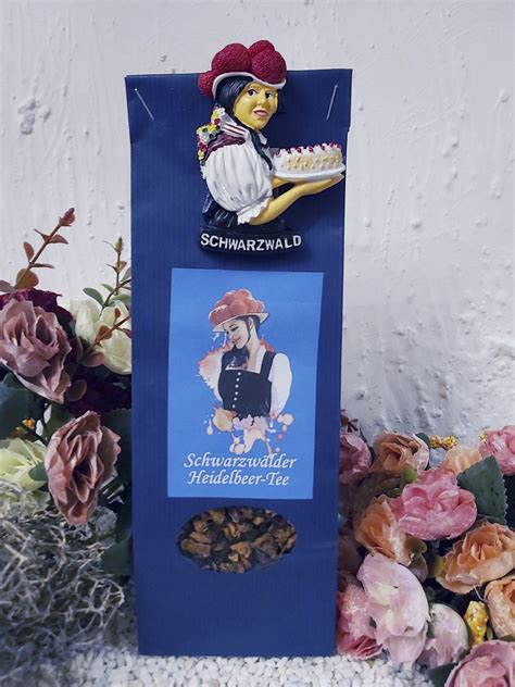 Schwarzwälder Heidelbeertee mit Schwarzwaldmotiven