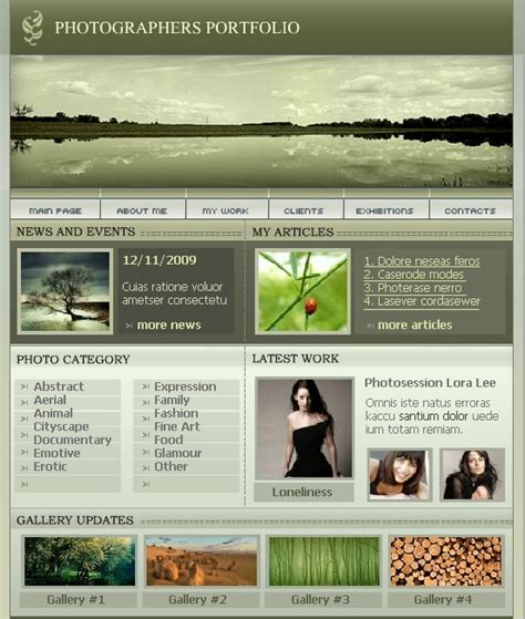 自然风光网站模板flash动画_flash整站_网页制作大宝库免费flash素材下载