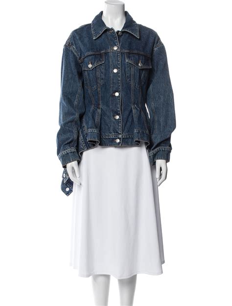 Alexander McQueen Denim Jacket - Blue Jackets, Clothing - ALE245780 ...
