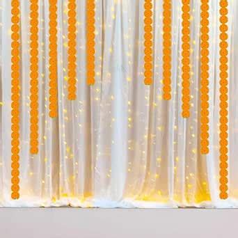Ganpati Haldi Mehndi Decoration Combo: White Net Curtain Cloth Backdrop ...