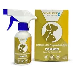 Vivaldis Vi-Fi Forte Tick & Flea Spray for Dogs & Cats | Fast-Acting ...