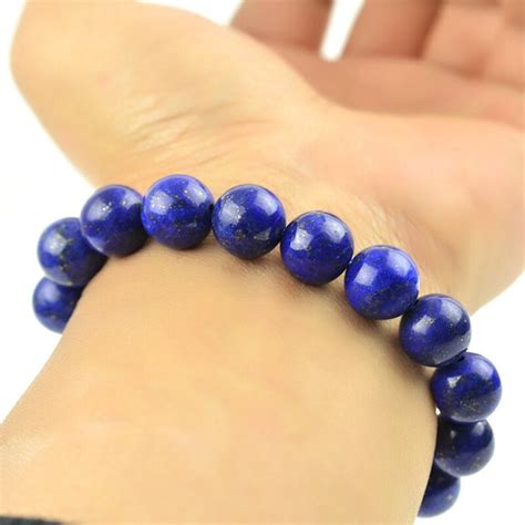 Natural Lapis Lazuli Gemstone Bracelet — Parthpooja