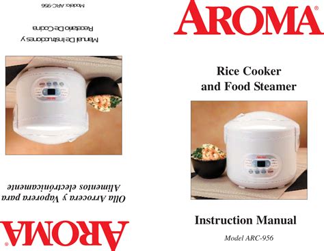 Aroma Rice Cooker Booklet