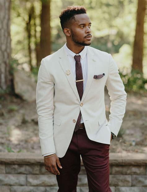 Burgundy + Cream Rustic Chic Texas Wedding | Wedding suits men, Best ...