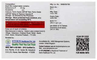 Eplerezone 25 Mg Tablet 10 - Uses, Side Effects, Dosage, Price | Truemeds