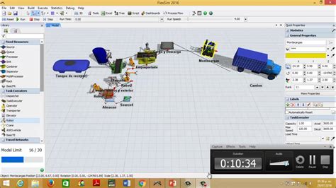 Flexsim Tutorial 的图像结果