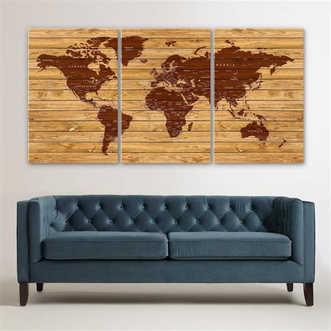 World Map Wall Art 的图像结果