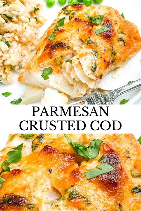 Fast and easy Parmesan Baked Cod recipe is a great weeknight seafood ...