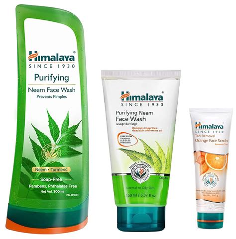 Himalaya Tan Removal Orange Face Scrub, 100g & Himalaya Herbals ...