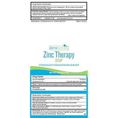Buy DermaHarmony 2% Pyrithione Zinc (ZnP) Bar Soap 4 oz - Crafted for ...