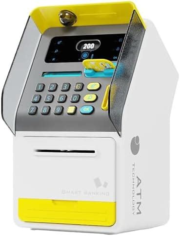 TONICTOYS Kids Mini ATM Machine Toy Bank | Smart Electronic Money ...
