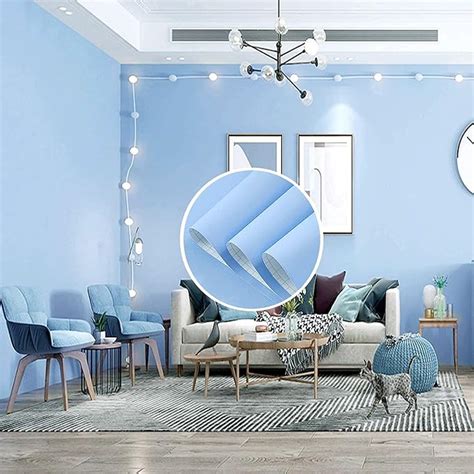 KROGER : Light Blue Matt Peel and Stick Wallpaper Contact Paper Size ...
