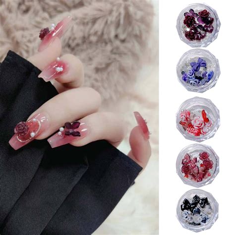 GROFRY 1 Box Nail Art Decor Shining Glitter High Gloss DIY Shiny Visual ...