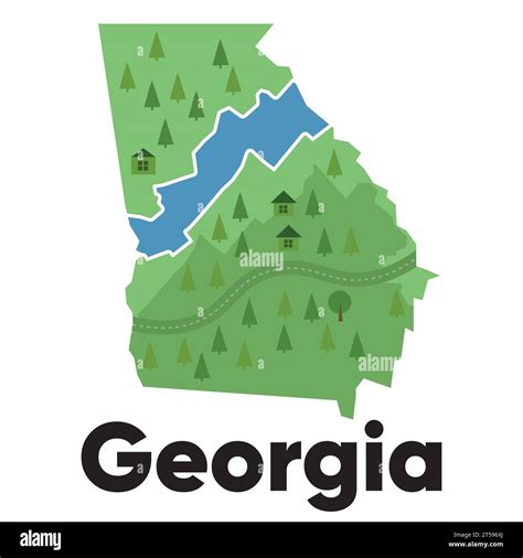 Georgia State Forest Maps