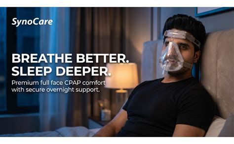Synocare Cpap Mask Bipap Mask for bipap machine cpap machine for sleep ...