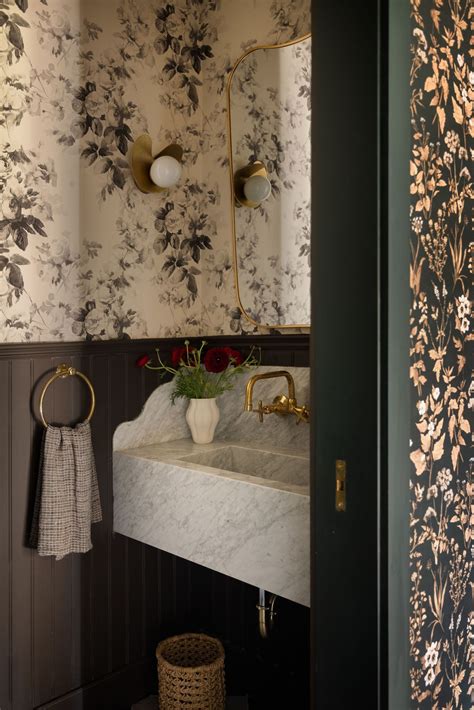 15 Pretty Half Bath Decor Ideas From Top Interior Designers - Brit + Co