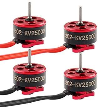 HAPPYMODEL 2/4pcs SE0802 0802 1-2S Brushless Motor 22000KV 25000KV 1 ...