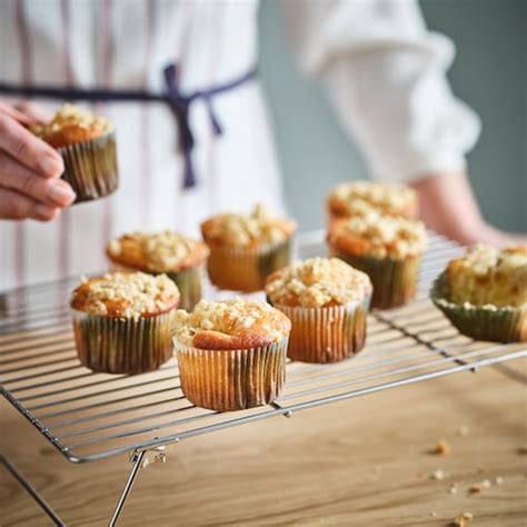 KRUSTISTEL baking cup, grey/white - IKEA