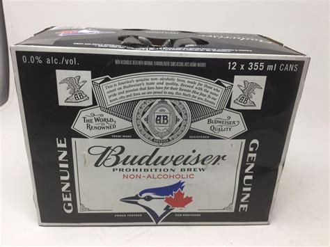 Case of Budweiser Non-Alcoholic Prohibition Brew (12 x 355ml)