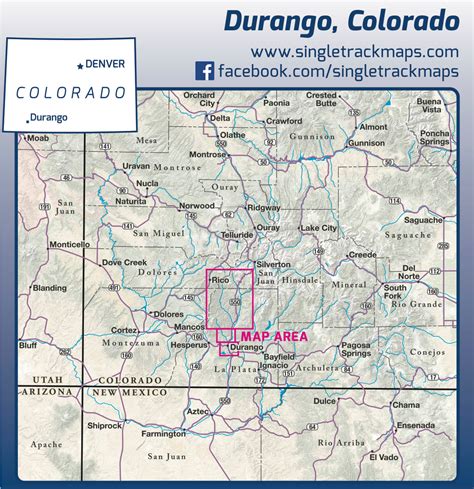 Map Of Durango Colorado Durango Colorado Street Map 0822035