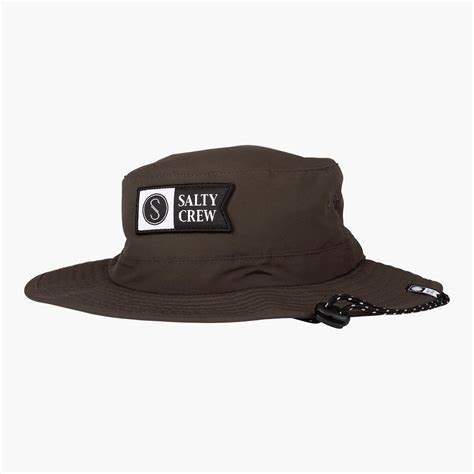 Salty Crew Alpha Tech Boonie Hat Mens in Military - TRIGGER BROS ...