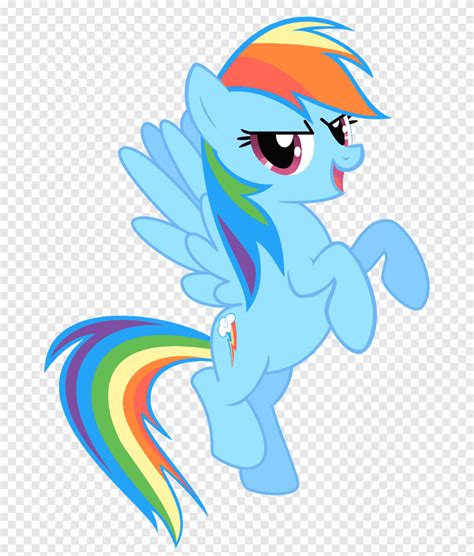 My Little Pony, rearing Rainbow Dash, png | PNGEgg