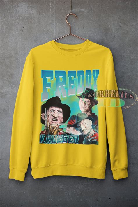 Freddy Krueger Shirt, Freddy Krueger Movie Inspired 90's Shir Designed ...