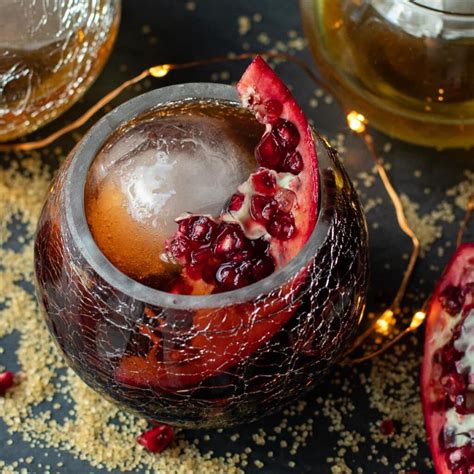 Holiday Manhattan Cocktail