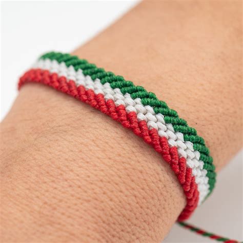 Italy Flag Bracelet, Patriots Gift, World Flag Bracelet Italian ...